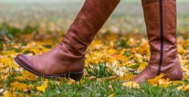 Botas de cuero de mujer